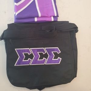 Sigma Sigma Sigma Big Flag 3x5 & Book Bag
